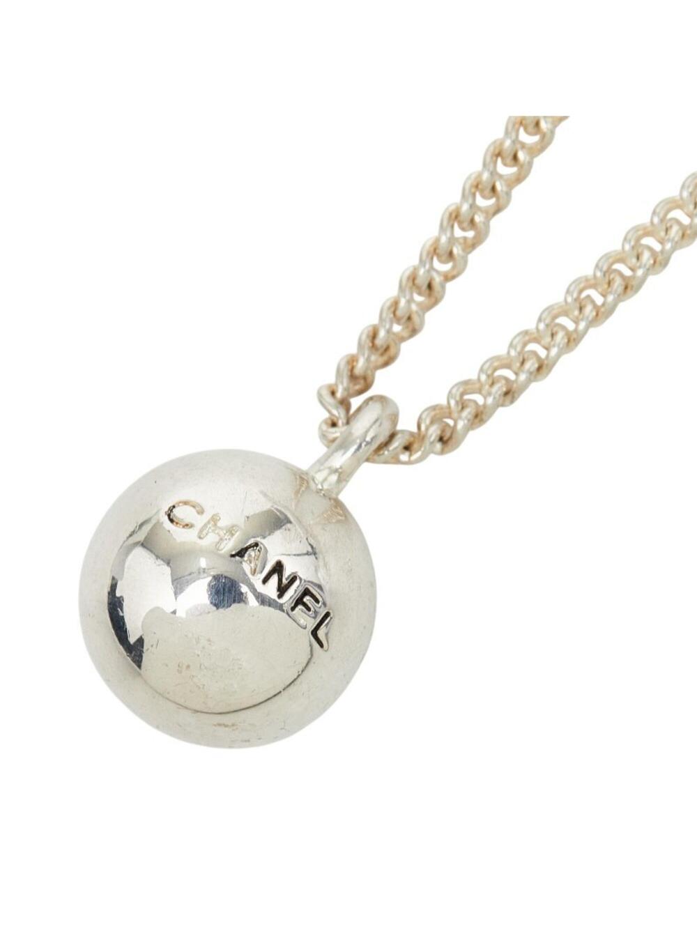 Chanel Ball Pendant Necklace Metal #266454C69B